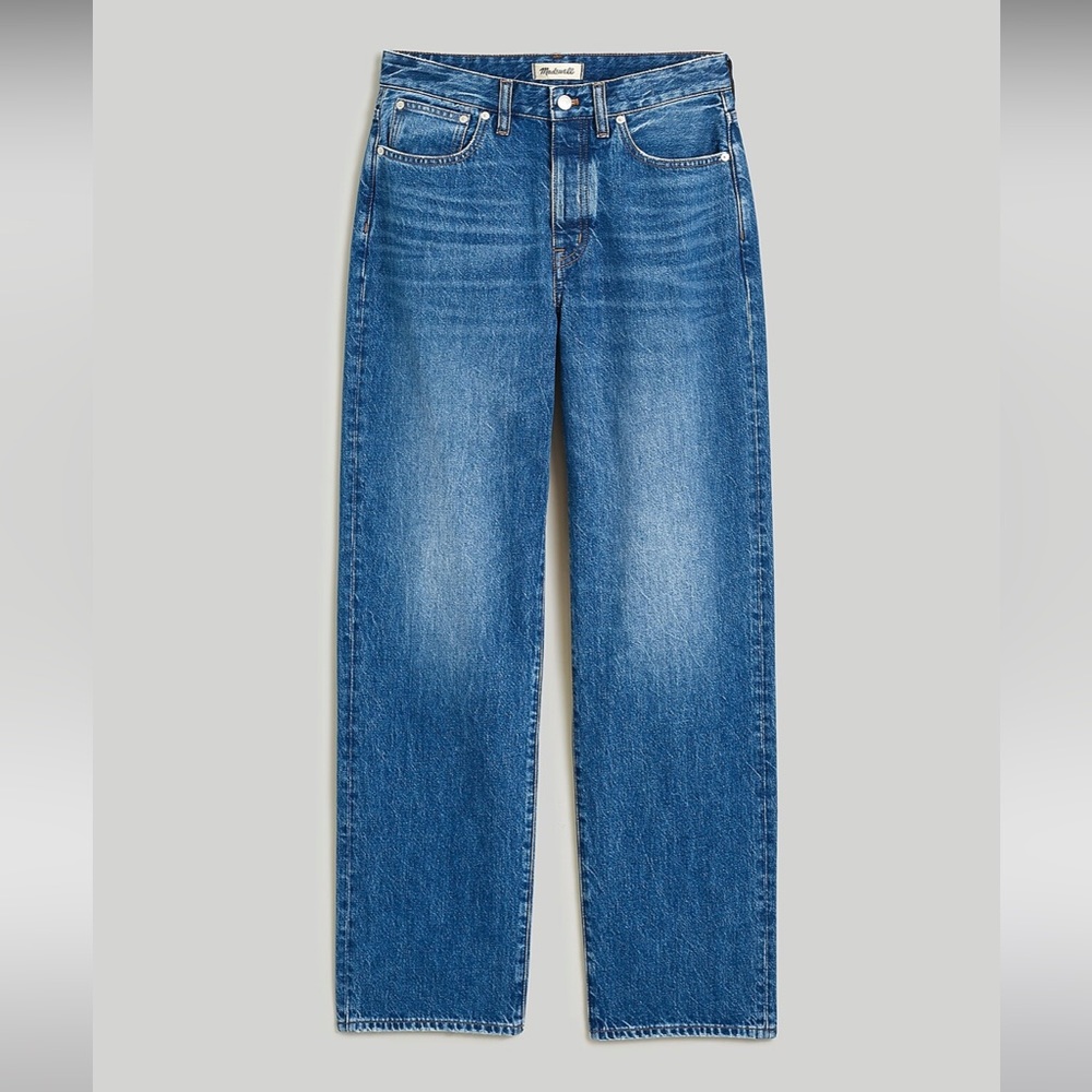 NWT Madewell Plus Curvy Low-Slung Straight Jeans in Palmina Wash - 18W curvy
